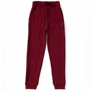 POLO RALPH LAUREN KIDS Fleece Jogger Pants in Classic Wine - SMALL(8)